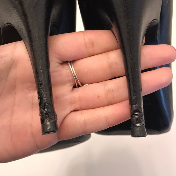 Prada Black Leather Pumps - Picture 5 of 8